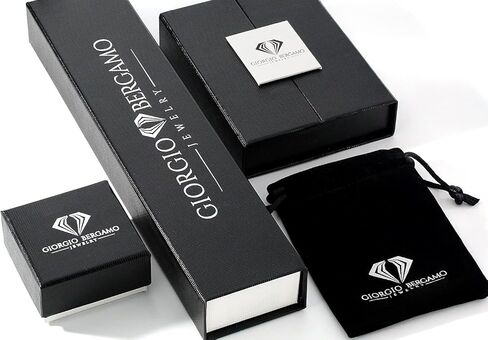 جورجيو بيرغامو 925 الفضة الاسترليني الإيطالية 2 مم - 4 مم الكرة الخرزة سلسلة قطع القمر، الروديوم علامة الكلب الصلبة قلادة أو سوار in Kuwait