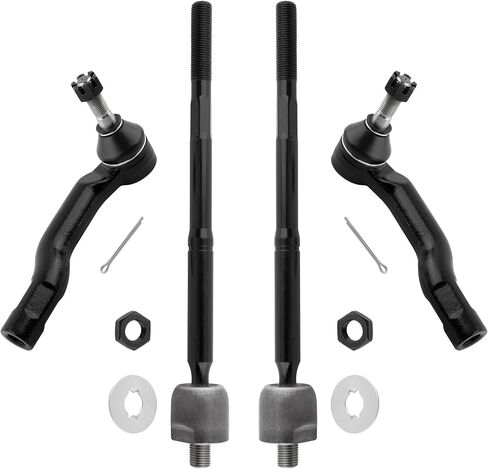 4 PCS Front Inner and Outer Tie Rod End Kit EV80304, ES80303, ES80302 Fits 2004 2005 2006 2007 2008 2009 For Toyota Prius in Saudi Arabia