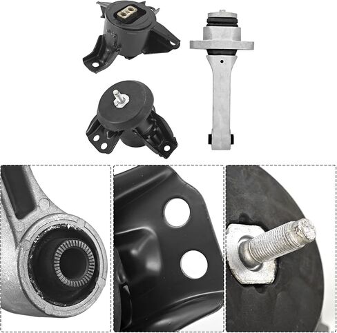 A71204 A71200 A71201 3Pcs Engine Motor Mount and Transmission Mount Set Compatible with Kia Sedona 3.3L V6 2015-2021 21950-A9001 21810-A9000 21830-A9001 in Kuwait