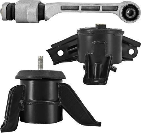 A71204 A71200 A71201 3Pcs Engine Motor Mount and Transmission Mount Set Compatible with Kia Sedona 3.3L V6 2015-2021 21950-A9001 21810-A9000 21830-A9001 in Kuwait