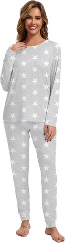 Christmas Pajamas Womens 2 Peice Pjs Sets for Women Two Piece Outfits Jogging Tracksuit Sets Black S in Kuwait