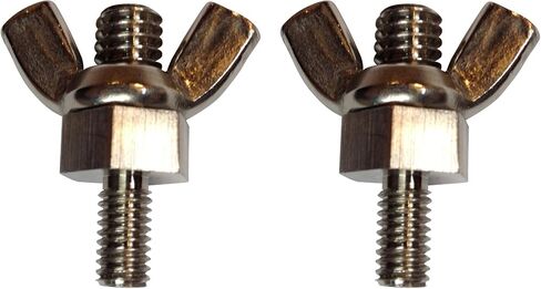 Marine Style Wing Nut Stainless Steel Battery Terminal Posts (Replace Any M8 Battery Screw Posts, 8mm) in Saudi Arabia