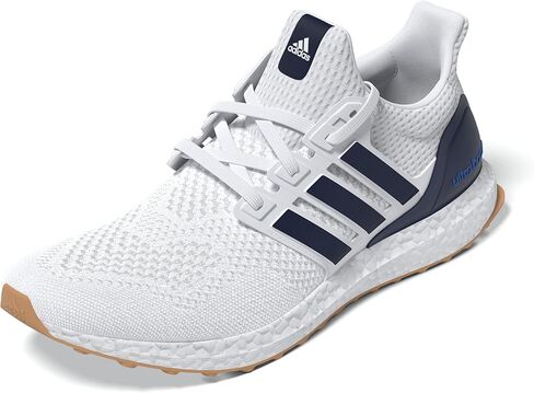 حذاء رياضي رجالي من adidas Ultraboost 1.0 DNA، أبيض/لون المورد/أسود، 8 in Saudi Arabia
