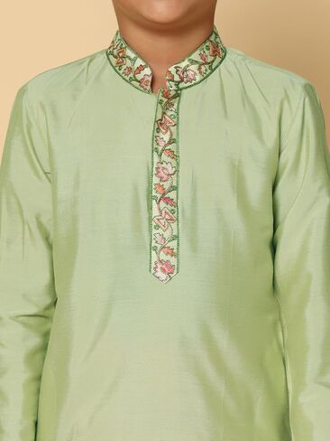 كورتا للأولاد من KISAH - مقاس عادي مع ياقة الماندرين|ملابس احتفالية هندية تقليدية in Kuwait