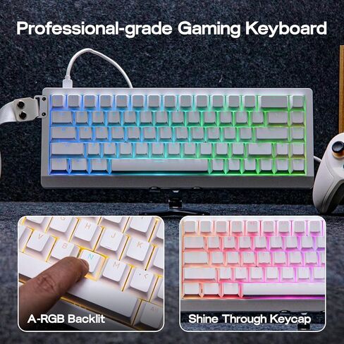 EPOMAKER HE68 Lite Hall Effect Gaming Keyboard, 8k Polling & 128K Scan Rate in Kuwait