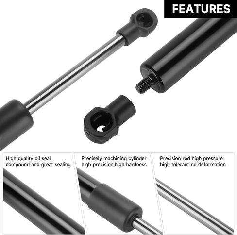 Premium 2PCS Front Hood Lift Supports Struts Gas Shocks for Volvo S60 2001-2009 / S80 1999-2006 / V70 1999-2007 | Replaces 8196382 SG406031 SG415004 in Saudi Arabia