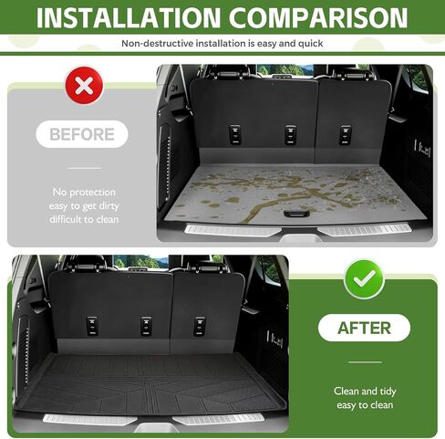 Trunk Mat for 2017-2022 Honda CRV CR-V Fuel Model, Rear Cargo Mat All Weather TPE Protector Trunk Liner Accessories(17-22 Fuel Model Only, Not for Trunk with Subwoofer) in Saudi Arabia