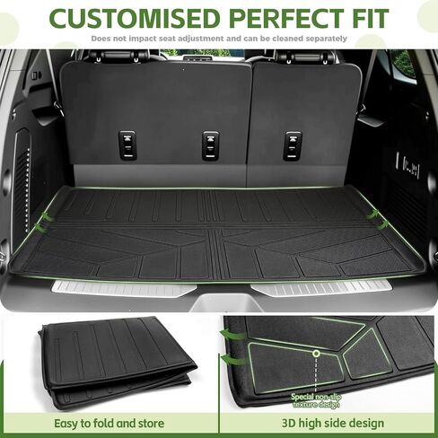 Trunk Mat for 2017-2022 Honda CRV CR-V Fuel Model, Rear Cargo Mat All Weather TPE Protector Trunk Liner Accessories(17-22 Fuel Model Only, Not for Trunk with Subwoofer) in Saudi Arabia