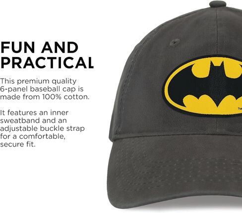 قبعة بيسبول باتمان للجنسين من ABG Accessories in Kuwait