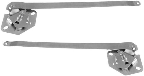 Performance PFM-694668 Interior Door Latch Handle Relay Remote Control, Left and Right, Zinc Plated Finish, Set of 2 for 1947 1948 1949 1950 1951 1952 1953 1954 Chevrolet Truck; GMC Truck in Kuwait