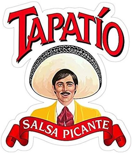 TAPATIO Red Taco Decal Sticker - Waterproof, Vinyl, Cartoon Style for Wall, Car, Truck, Laptop, Mobile in Saudi Arabia