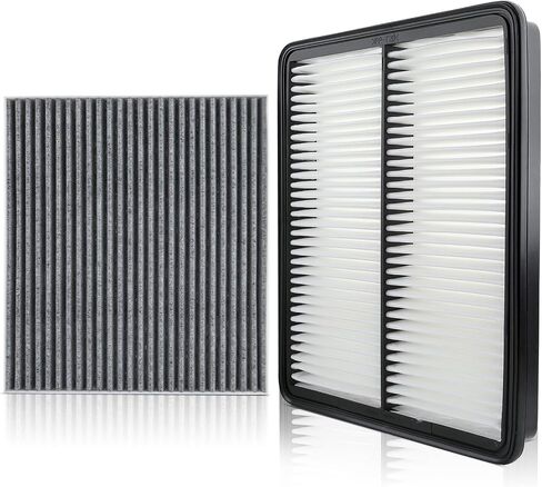 Engine Air Filter and Cabin Air Filter Replacement Compatible with Hyundai Santa Fe 2013-2018 Santa Fe XL 2013-2017, Replace 28113-2W100, 3SF79-AQ000 in Saudi Arabia