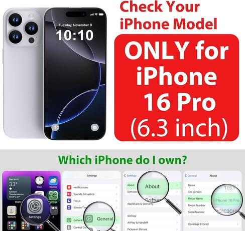SPORTLINK Waterproof Case for iPhone 16, Shockproof Dustproof Full Body Sealed Heavy Duty Protective, Built-in Screen Protector Rugged Cover for iPhone 16 6.1" Frosted Clear in Kuwait