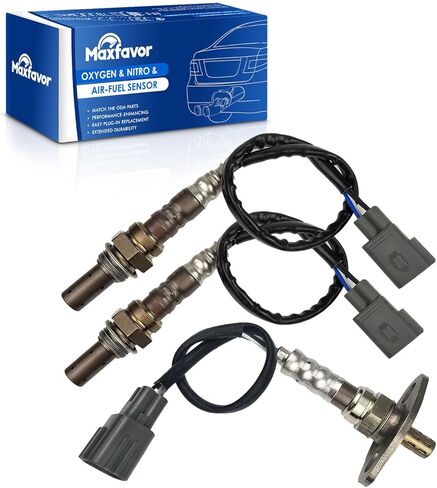 Maxfavor Air Fuel Ratio O2 Sensor Oxygen Sensor Fit for 2001 2002 2003 Toyota Sienna V6-3.0L Upstream and Downstream 02 Sensor 234-9021 x2 234-4163 x1 in Saudi Arabia