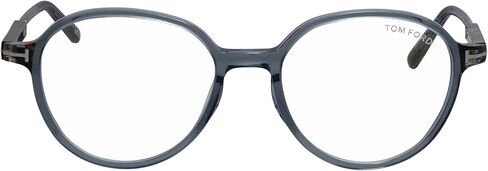Tom Ford FT 5910-B 084 Light Blue Plastic Round Eyeglasses 52mm in Saudi Arabia