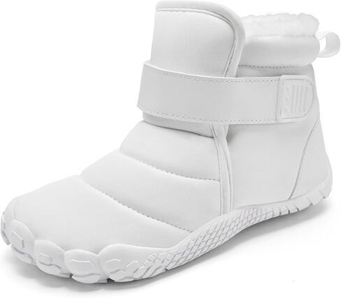 Children's Winter Warm Barefoot Shoes, Warm Non-Slip Wide-Toe Shoes, Flocking Lining, high-top Snow Boots in Kuwait