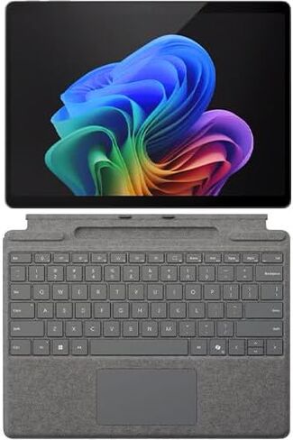 Microsoft Surface Pro Copilot+ PC Touchscreen 13" LCD Snapdragon X Plus Processor 16GB RAM 512GB SSD (11th Edition) Black & Surface Pro Keyboard (Keyboard with Pen Storage, Dune) in Saudi Arabia
