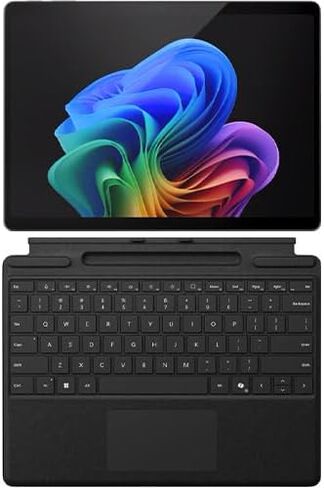 Microsoft Surface Pro Copilot+ PC Touchscreen 13" LCD Snapdragon X Plus Processor 16GB RAM 512GB SSD (11th Edition) Black & Surface Pro Keyboard (Keyboard with Pen Storage, Dune) in Saudi Arabia