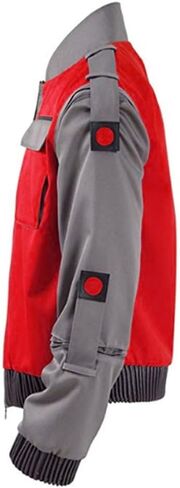 Men Costume Cosplay Adult Jacket Zipper Coat Back Future Halloween Outfits in Saudi Arabia