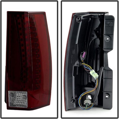 ACANII-للدخان الأحمر 2007-2014 كاديلاك إسكاليد ESV LED أضواء خلفية مصابيح الفرامل استبدال جانب السائق والراكب in Saudi Arabia