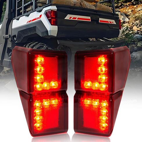 PSLER Taillights for Ranger XP 1000 Crew XP 1000 Ranger 1000 Crew 1000 2018-2024, Rear Brake Stop Lamp Taillights for Ranger 1000 Replace for OEM #2413766 and for OEM #2413767 in Saudi Arabia