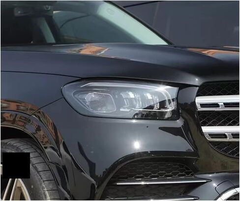 متوافق لبنز GLS/X167 GLS 2020-2023 الجبهة غطاء للعدسات الأمامية الزجاج الشفاف كشافات قذيفة استبدال عاكس الضوء (يسار) in Kuwait