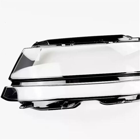 متوافق مع VW Tiguan L 2017 2018 2019 2020 سيارة الجبهة رئيس ضوء مصباح شفاف عاكس الضوء العلوي قذيفة غطاء عدسة قناع (1 قطعة الجانب الأيسر) in Kuwait