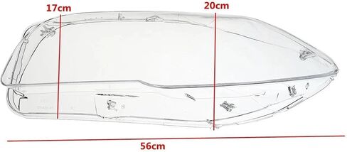 سيارة الجبهة عدسة المصباح الأمامي غطاء متوافق ل BMW 5-Series F10 F18 520 523 525 535 530 2010-2017 1 زوج كشافات غطاء واضح قذيفة in Saudi Arabia