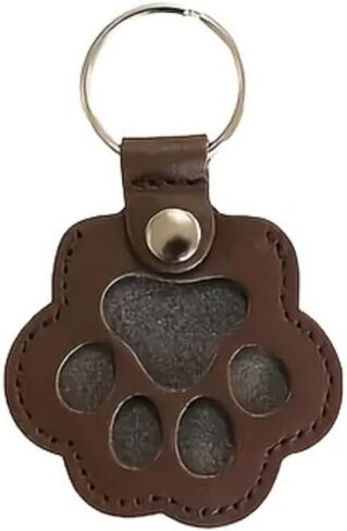 Pet Keychain - Clear Dog Paw Cat Paw Key Ring Holder - Personalized Memorial Gift for Dog Cat Lovers in Saudi Arabia