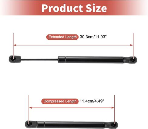 ACROPIX Rear Hatch Lift Supports Gas Struts Gas Spring Fit for Ford Fusion 2010-2012 Black AN7Z54406A10A - Pack of 2 in Saudi Arabia