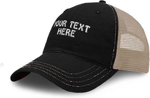 Richardson Soft Trucker Hat Custom Hat Personalized Text Dad Hats for Men & Women in Saudi Arabia