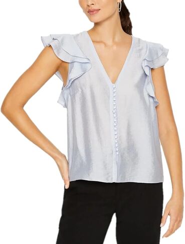 Club Monaco Women's Ruffle SLV in Saudi Arabia