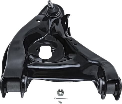 Detroit Axle - 2WD Front Right Lower Control Arm for Chevy GMC C1500 C2500 C3500 Express Savana 1500 2500 3500 Tahoe Yukon Passenger Side Lower Control Arm Ball Joint Assembly Replacement in Saudi Arabia