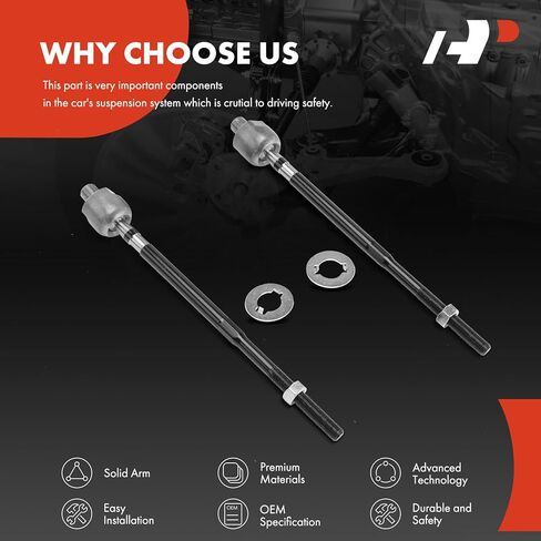 A-Premium 2 x Front Inner Tie Rod Ends Compatible with Mazda Miata 1990-1997 in Saudi Arabia