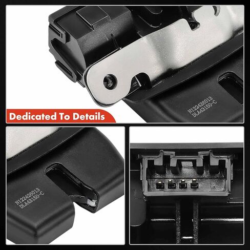 A-Premium Door Lock Latch Actuator Compatible with Ford Vehicles - Fiesta 2011-2019 - Rear Side in Saudi Arabia