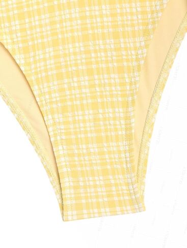 seamoly Vintage Gingham Halter Tank Top & Cinched Tie Side Tankini Set in Saudi Arabia