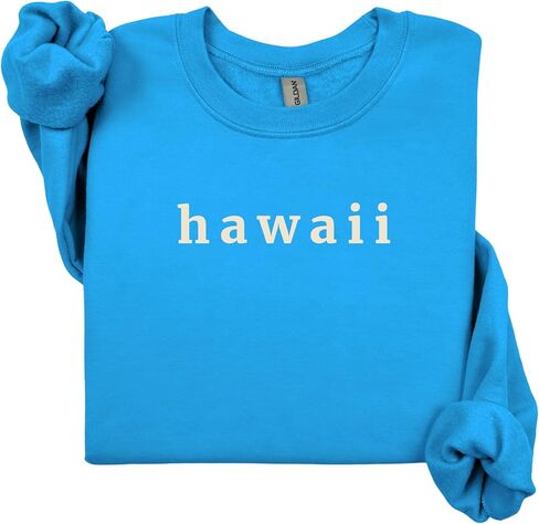 Hawaii Sweatshirt | Hawaii Crewneck Pullover | Unisex State Shirt | Retro Fleece Gift in Saudi Arabia