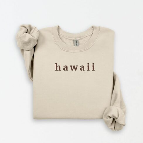 Hawaii Sweatshirt | Hawaii Crewneck Pullover | Unisex State Shirt | Retro Fleece Gift in Saudi Arabia