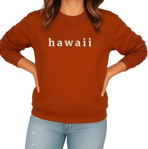 Hawaii Sweatshirt | Hawaii Crewneck Pullover | Unisex State Shirt | Retro Fleece Gift in Saudi Arabia