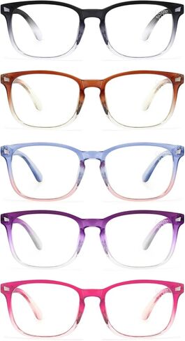CCVOO Reading Glasses for Women/Men, Eyeglasses, Blue Light Readers for Women/Men, Computer Eye Glasses, Cheaters in Kuwait