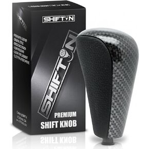 Leather & Wood Trim Gear Shift Knob Shifter for Lexus GX470 2003-2009 UZJ12 and for Toyota Land Cruiser Prado 120 2002-2009 (Tan Beige Leather/Golden Maple Wood) in Kuwait