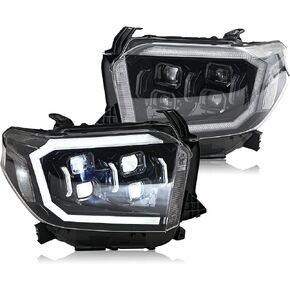 أضواء خلفية لـ Tundra 2014-2021، المصابيح الخلفية لسيارة Toyota Tundra SR/SR5/Limited/Platinum/1794/TRD Pro 2014 2015 2016 2017 2018 2019 2020 2021 أضواء خلفية تندرا/خلفية/خلفية، التوصيل والتشغيل in Saudi Arabia