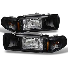 AKKON - لـ 91-96 Chevy Impala Caprice بديل شفاف قطعة واحدة من المصابيح الأمامية LED/مصابيح إشارة الزاوية يسار + يمين in Kuwait