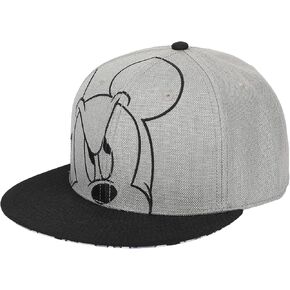 Bioworld Mickey Peekaboo Embroidery and Sublimation Heather Gray Cotton B15 Snapback in Kuwait