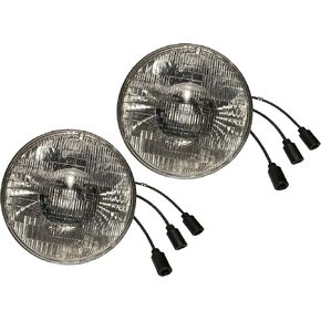 Ashwani HEADLIGHT Compatible with HUMVEE 7 inch P/N 8741491 NSN 6240-01-420-8320 US MADE OEM (24 Volt - 2 Pack) in Saudi Arabia