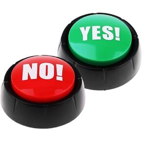 2 PCS Toys Pet Talking Buttons Game Answer Buzzer No Talking Button Sound Button Sound Talking Button in Saudi Arabia
