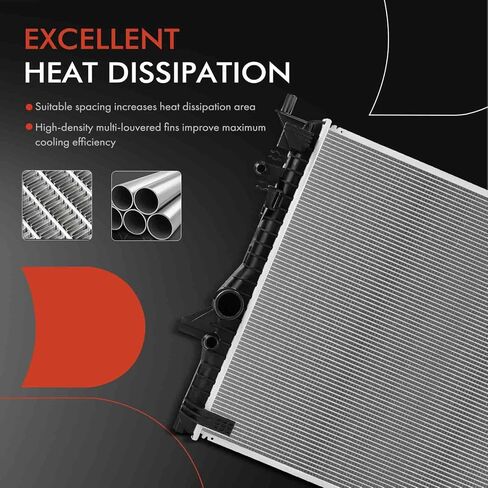 A-Premium Engine Coolant Radiator Assembly Compatible with Jaguar XF 2012-2015, XFR 2010-2015, XFR-S XFRS 2014-2015, XJ 2010-2019, XJR 2014-2017, XJR575 2018-2019, 3.0L 5.0L, Replace# C2D38735 in Saudi Arabia