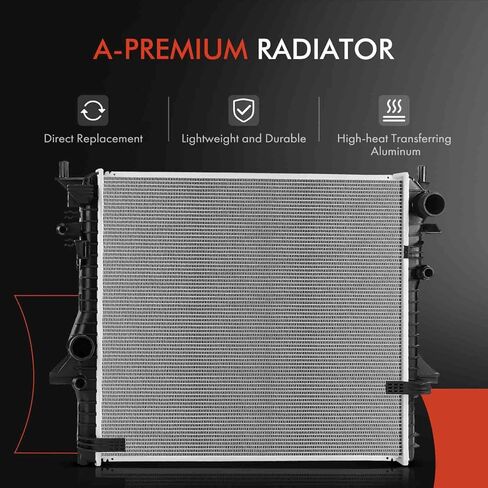 A-Premium Engine Coolant Radiator Assembly Compatible with Jaguar XF 2012-2015, XFR 2010-2015, XFR-S XFRS 2014-2015, XJ 2010-2019, XJR 2014-2017, XJR575 2018-2019, 3.0L 5.0L, Replace# C2D38735 in Saudi Arabia