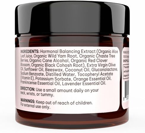 Wild Yam Cream for Hormone Balance – Progesterone Cream Alternative for PMS & Menopause Relief – Made with Organic Hormone Balancing Extracts - 2oz in Saudi Arabia