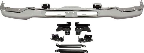 Garage-Pro Front Bumper Compatible with GMC SIERRA 2003-2007 Chrome with Fog Light Hole with Bracket Old Body Style in Saudi Arabia